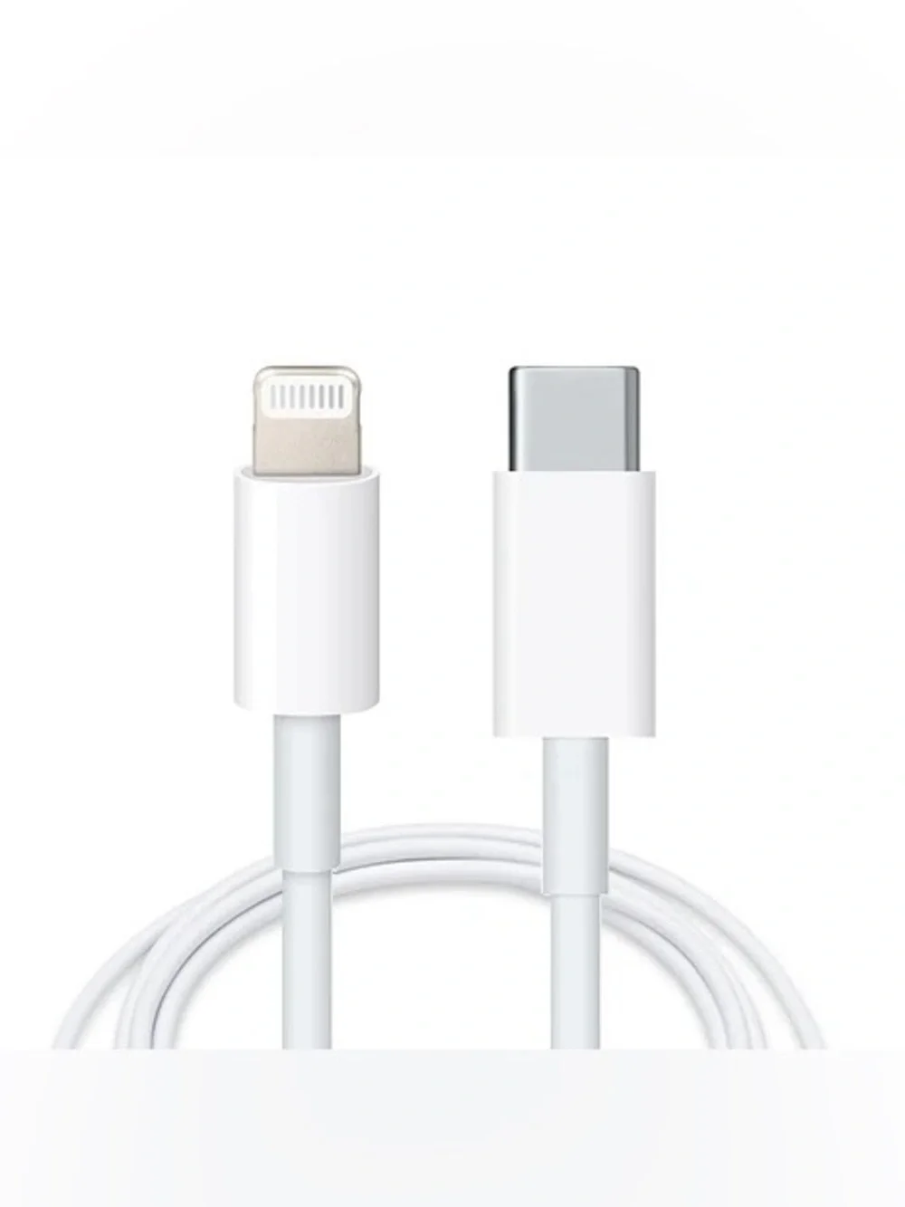 Apple USB-C 20W Power Adapter + USB-C to Lightning Cable - White